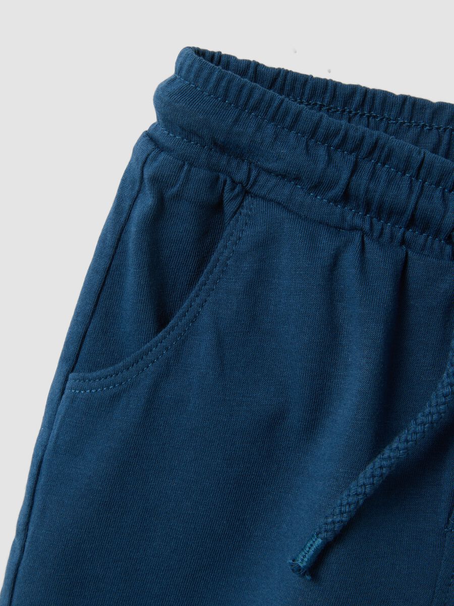 Blue pure cotton boys&rsquo; shorts, regular fit_3