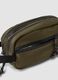 Green wash bag with front zip pocket_1