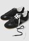 Black genuine leather sneakers_1