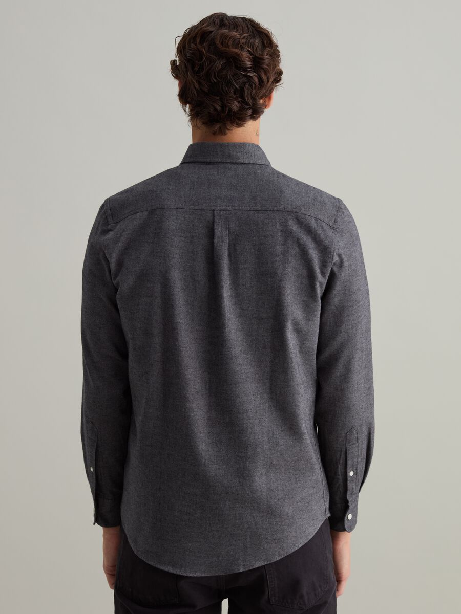 Shirt in mélange flannel_3