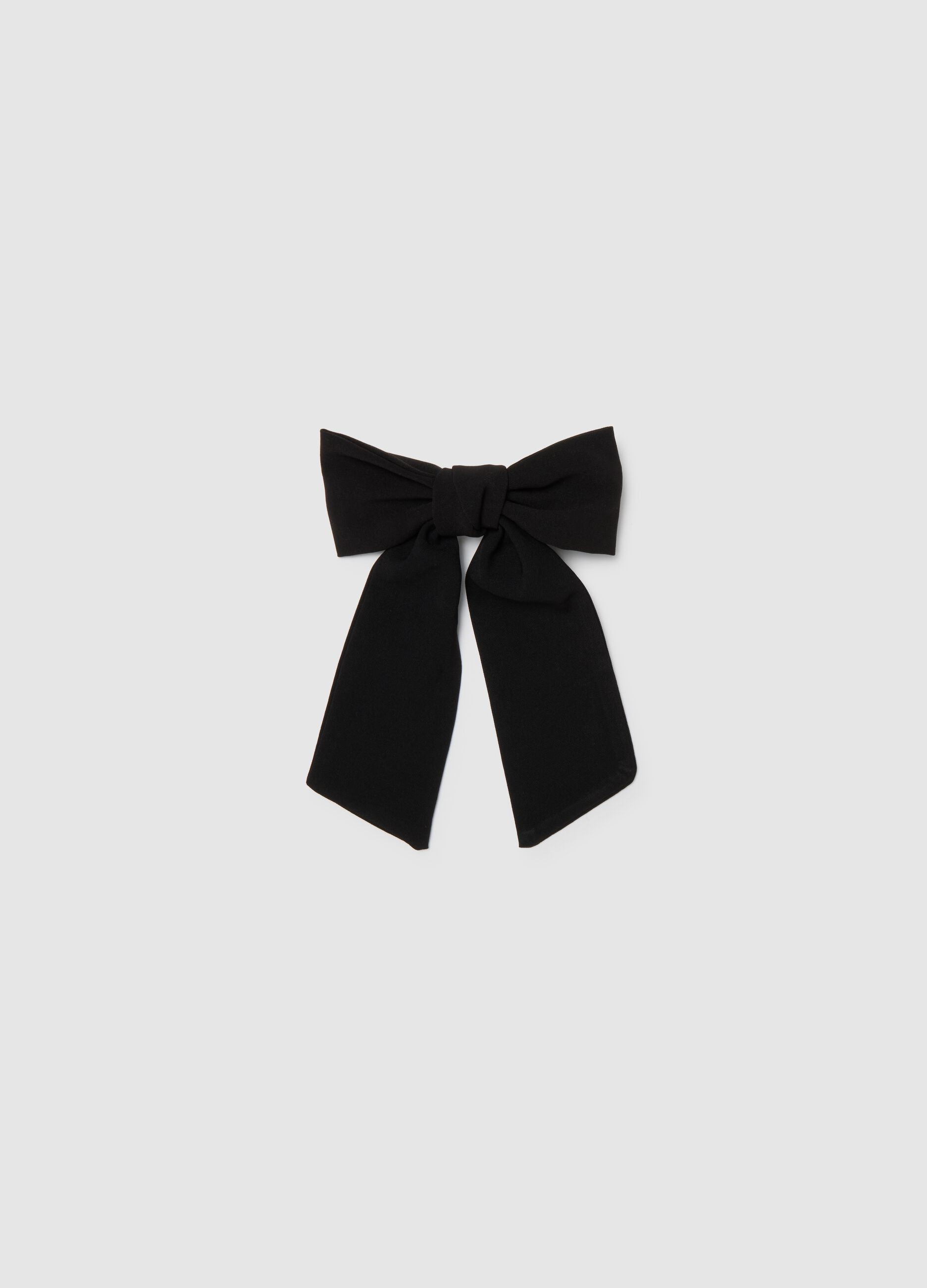 Black Hair Bow