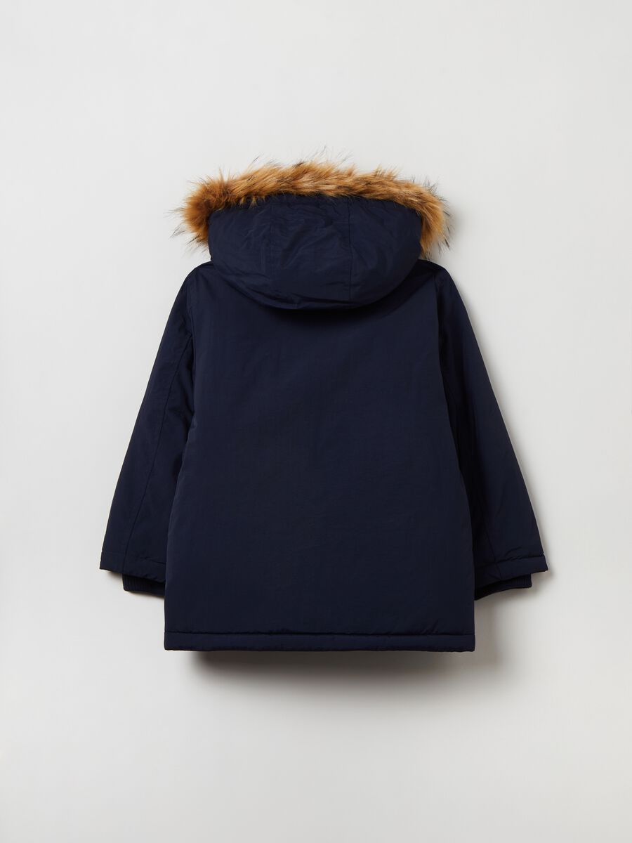 Parka with faux fur hood_4