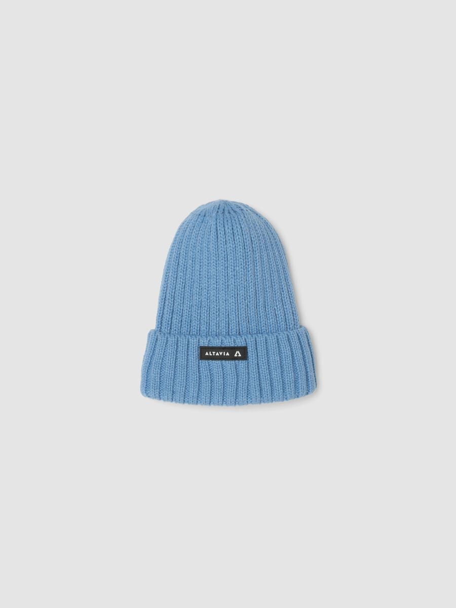 Ribbed knit beanie with turn-up cuff ALTAVIA WITH DEBORAH COMPAGNONI_0