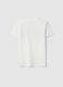 Jungen-Regular-Fit-T-Shirt aus reinem wei&szlig;em Baumwolle mit Druck_4