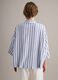 Multicolour striped viscose and linen-blend oversized shirt_3