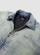 Vintage Light Blue Padded Denim Jacket_6