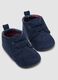 Scarpine blu con lacci elastici e fodera completa_2