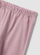 Pigiama rosa in puro cotone jersey organico con maglia e pantaloni per neonata e bimba_3