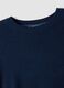 Blauer Rundhalspullover aus Viskosemix, Regular Fit_5