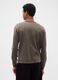 Brown long-sleeve cotton shirt_1
