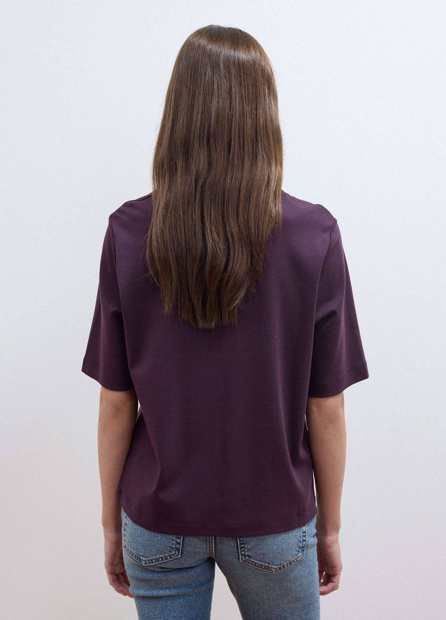 &Mu;&omega;&beta; T-shirt &sigma;&epsilon; boxy fit &alpha;&pi;ό &mu;&epsilon;ί&gamma;&mu;&alpha; &beta;&alpha;&mu;&beta;&alpha;&kappa;&iota;&omicron;ύ &kappa;&alpha;&iota; &beta;&iota;&sigma;&kappa;ό&zeta;&eta;&sigmaf;