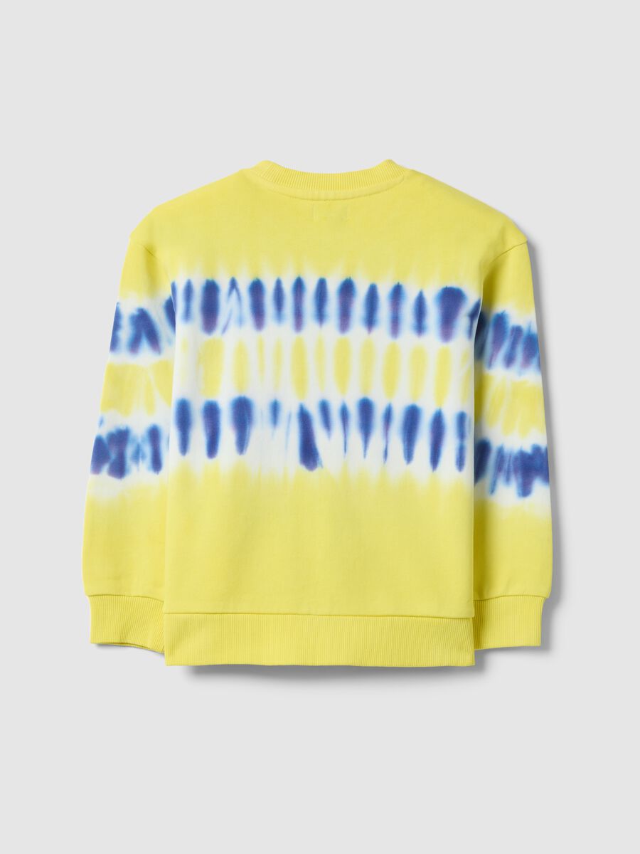 Child's multicolour pure cotton Tie-Dye sweatshirt with regular fit_1