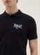 Black short sleeve pure cotton polo_3