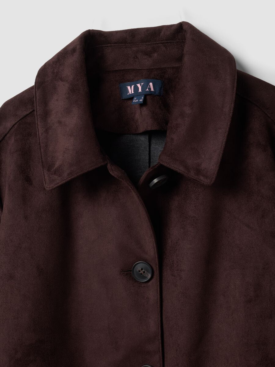 Brown regular-fit jacket with buttons_2
