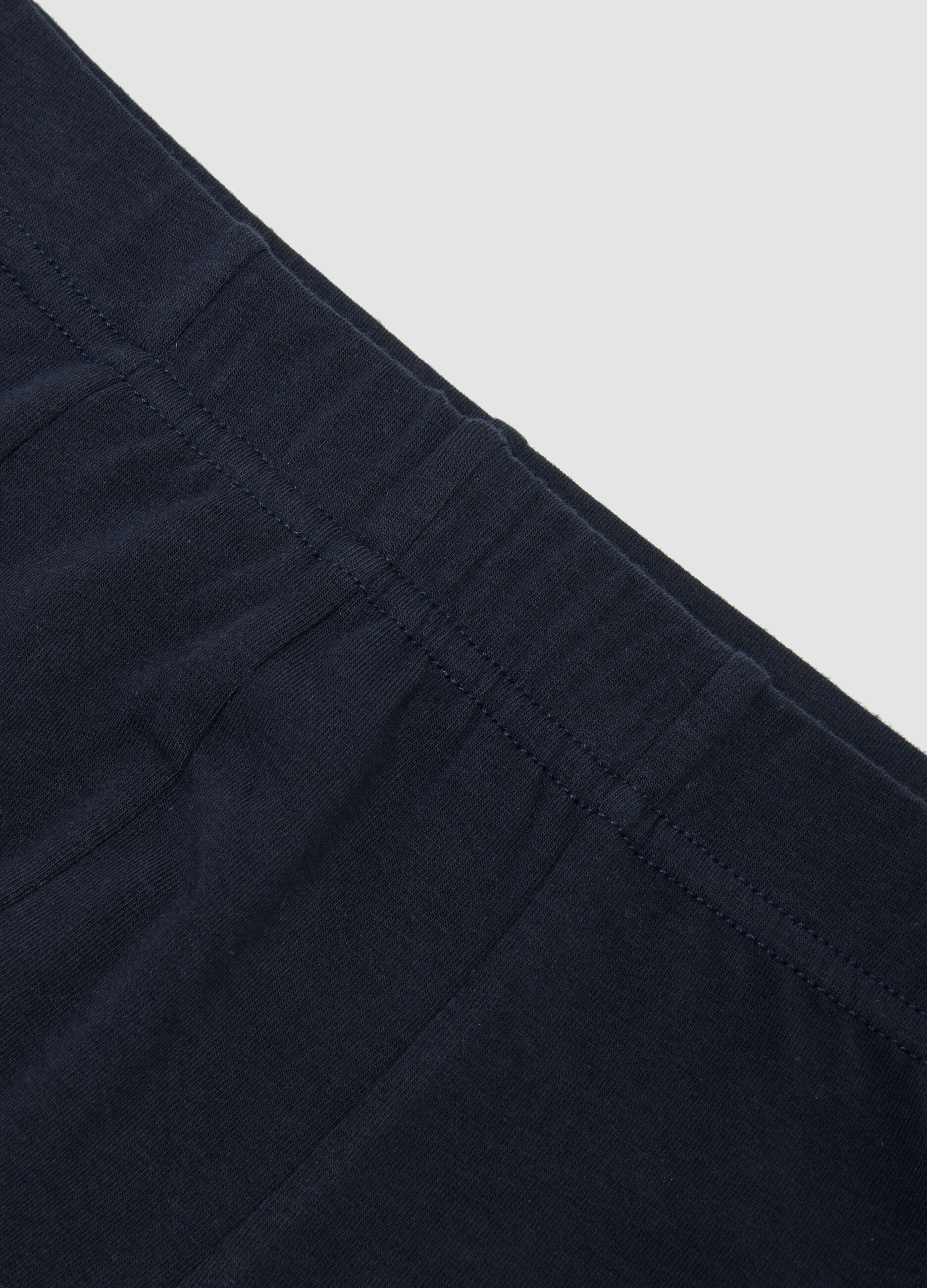 Blaue Boxershorts aus Bio-Baumwolle