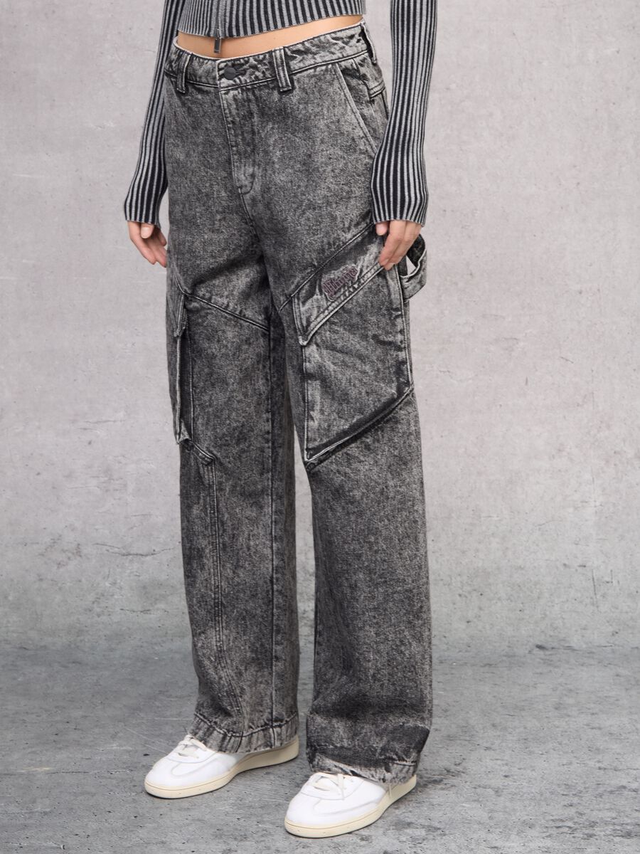 Vintage Grey Cargo Denim_1