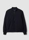 Blue regular-fit zip jacket_0