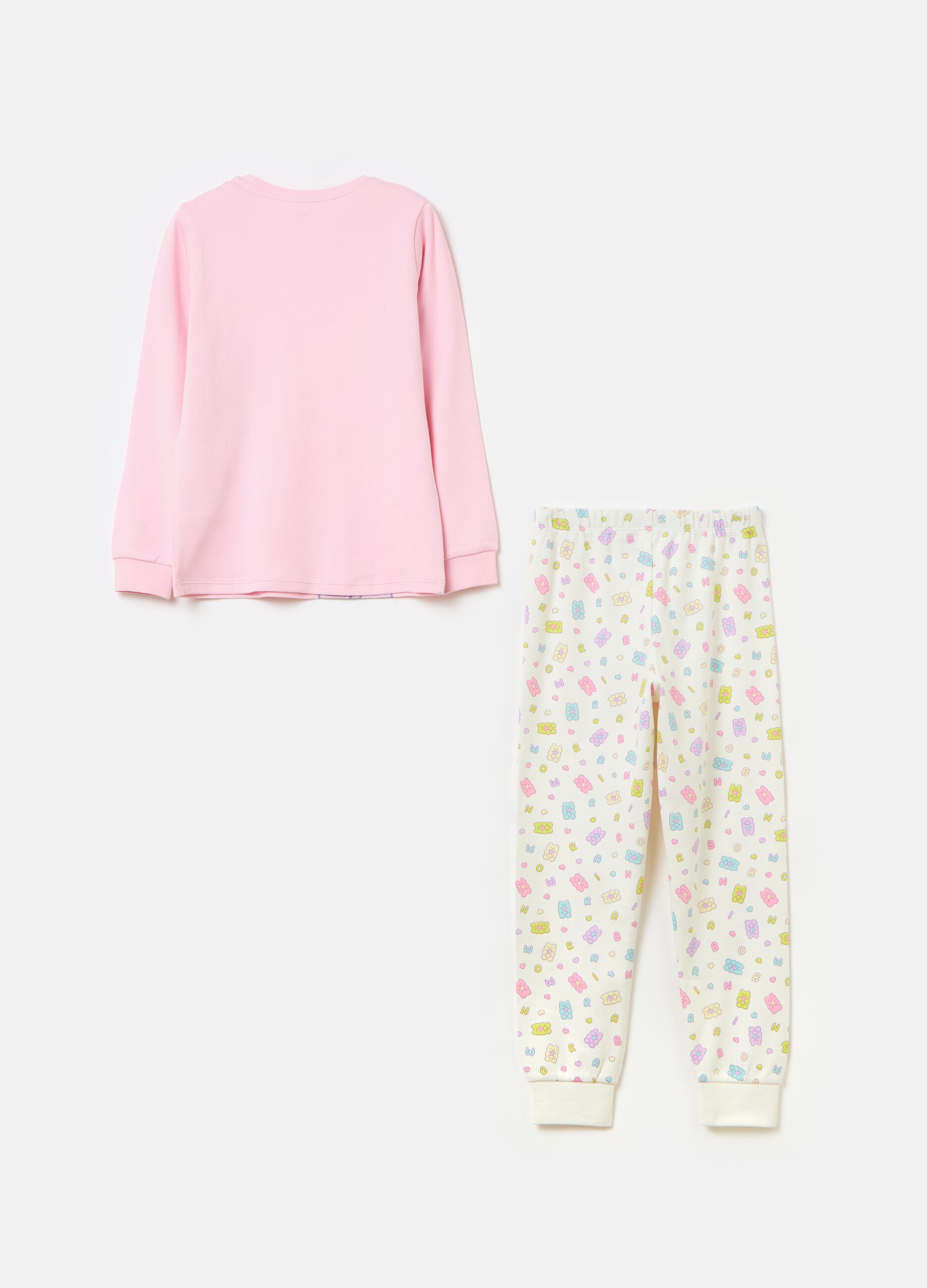 Pyjamas with gummy bears print
