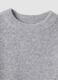 Maglia grigia in lana e alpaca elasticizzato girocollo_5