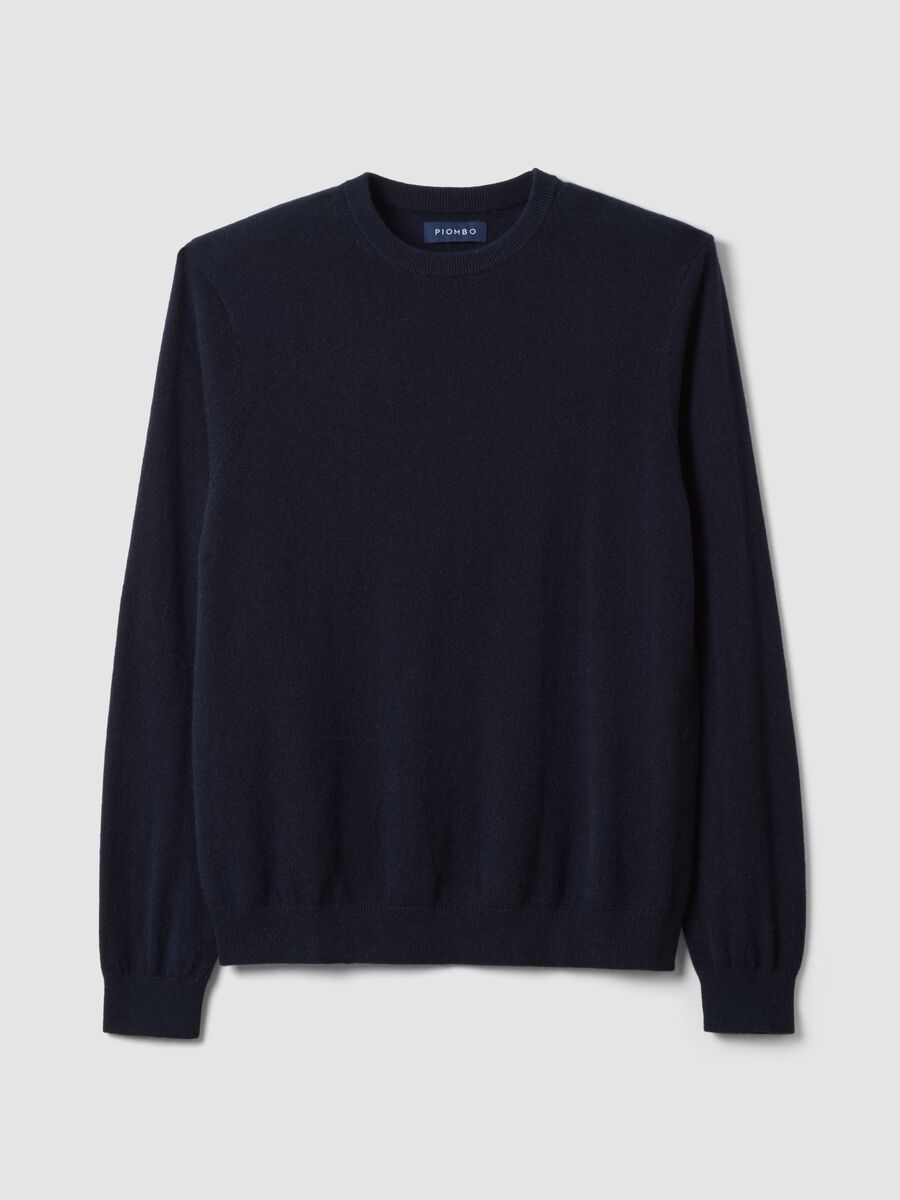 Blue pure cashmere regular-fit jumper_4