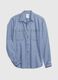 Regular-fit shirt in chambray cotton_2