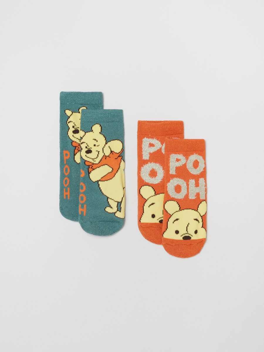 Two-pack Winnie the Pooh slipper socks_0