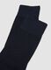 3er-Pack lange blaue Socken aus elastischer Bio-Baumwolle_2