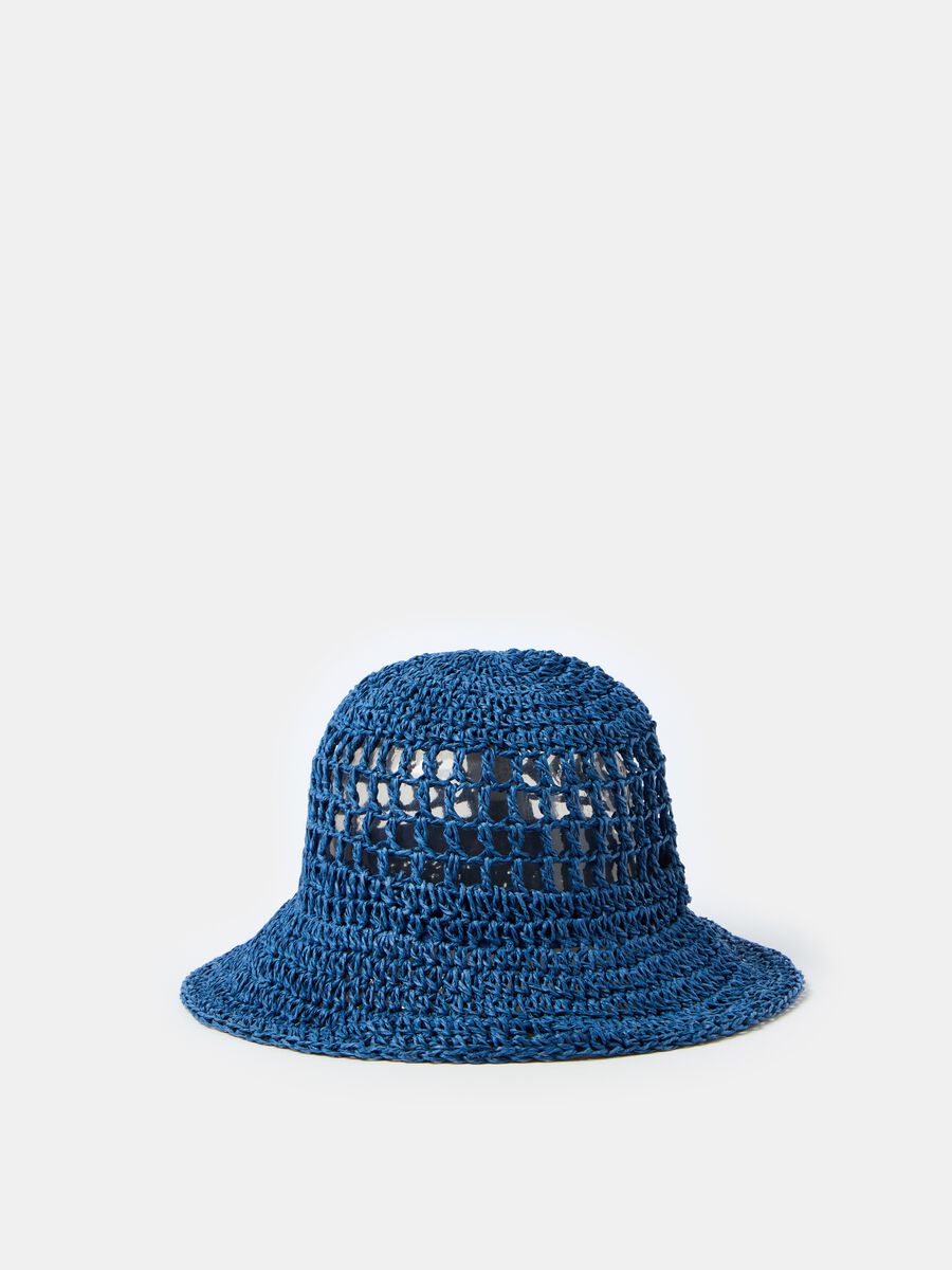 Sombrero de rafia calado_0