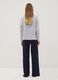 Grey organic cotton and viscose blend crew-neck pyjamas_3