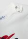 White pure organic cotton T-shirt with puppy print for baby boy_3