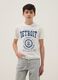Boys' regular fit white pure cotton T-shirt with print_0