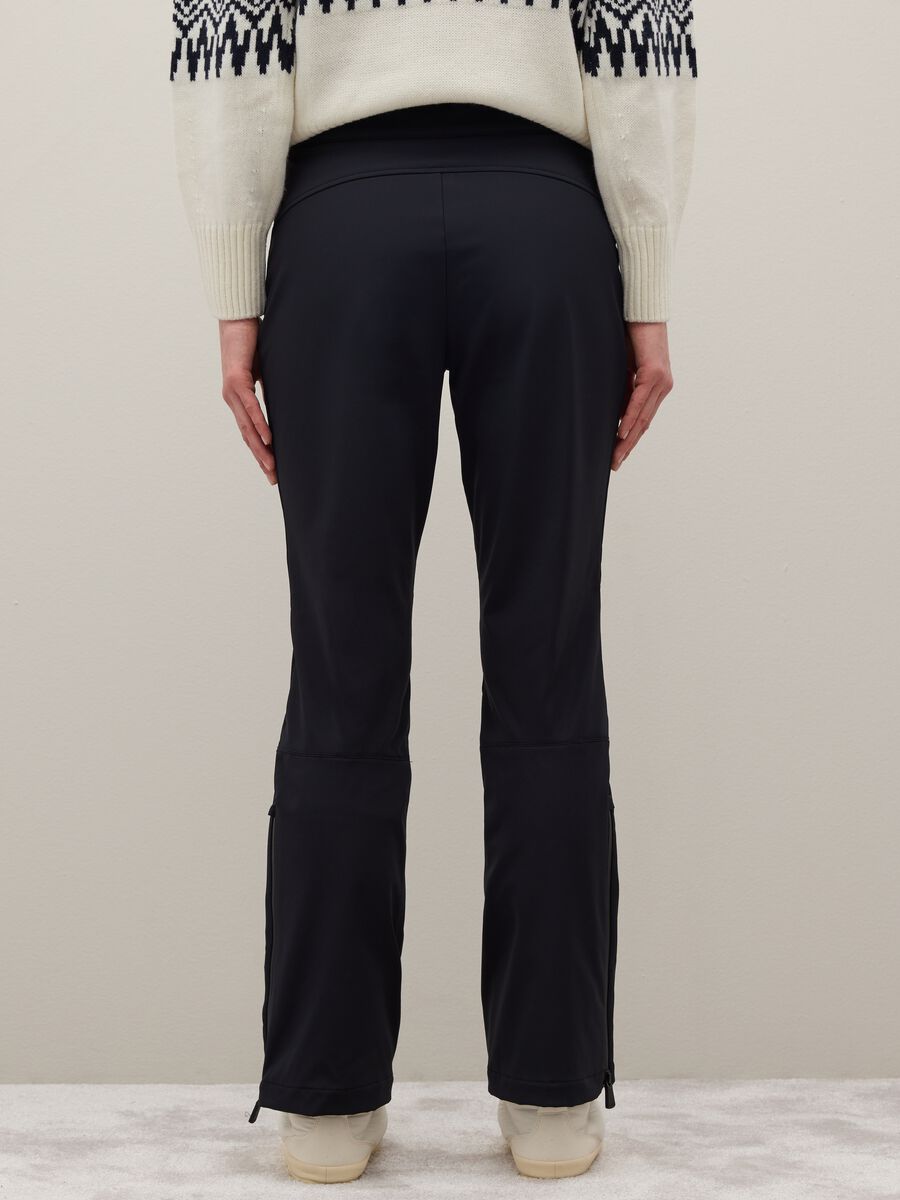 Black Skinny Fit Sports Trousers_2