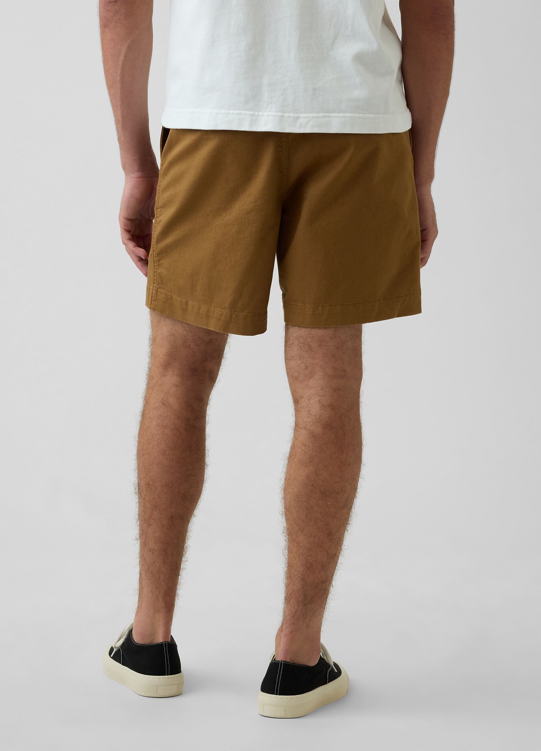 Stretch cotton shorts