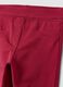 Red slim-fit organic stretch cotton treggings for girls_2