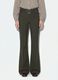 Pantaloni verdi in viscosa elasticizzata slim fit_1