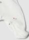 White organic cotton-blend baby sleepsuit with collar and animal embroidery_3