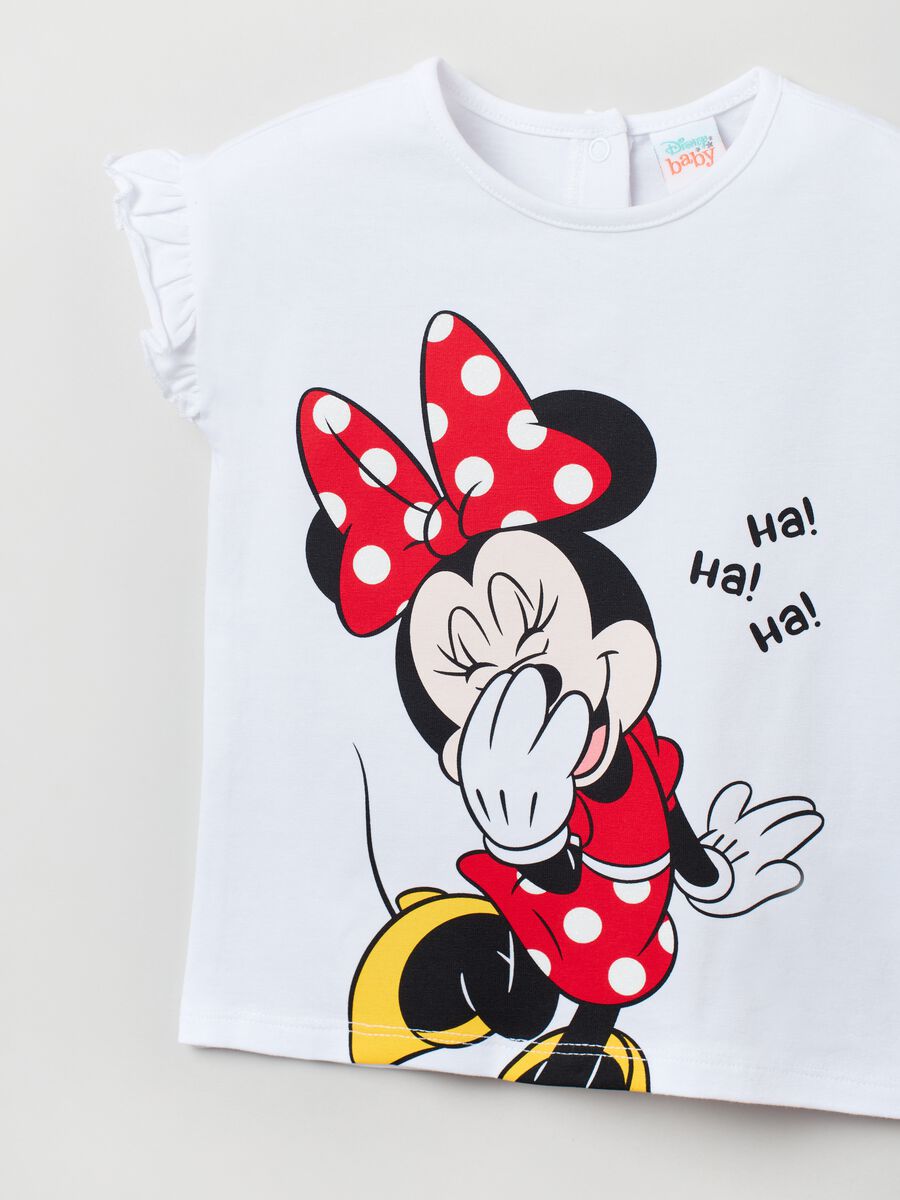Disney Baby Minnie T-shirt and shorts set in jersey_2