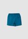 Boys&rsquo; blue pure cotton shorts with elasticated waistband_1