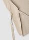 Beige gerippte Wollmix-Weste mit Bindeb&auml;ndern, Regular Fit_1