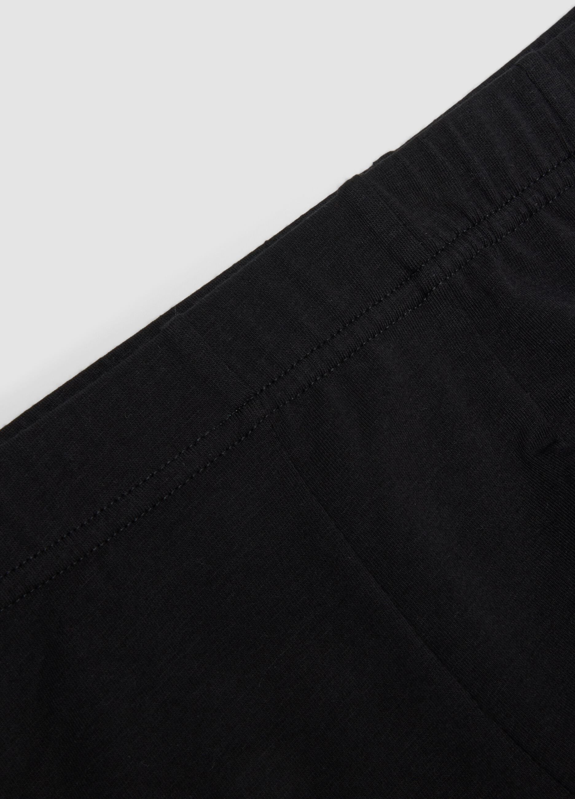 Schwarze Boxershorts aus Bio-Baumwolle