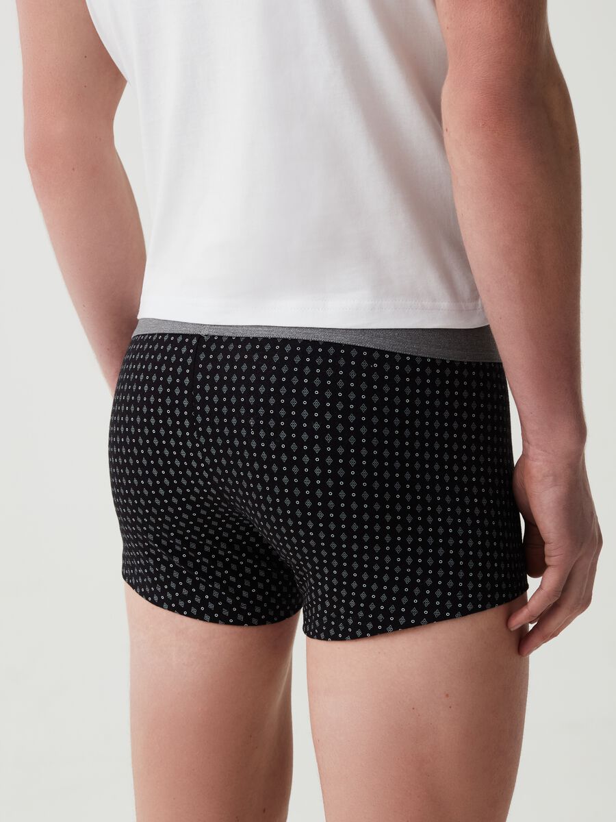 Five-pack boxer shorts with micro pattern_2