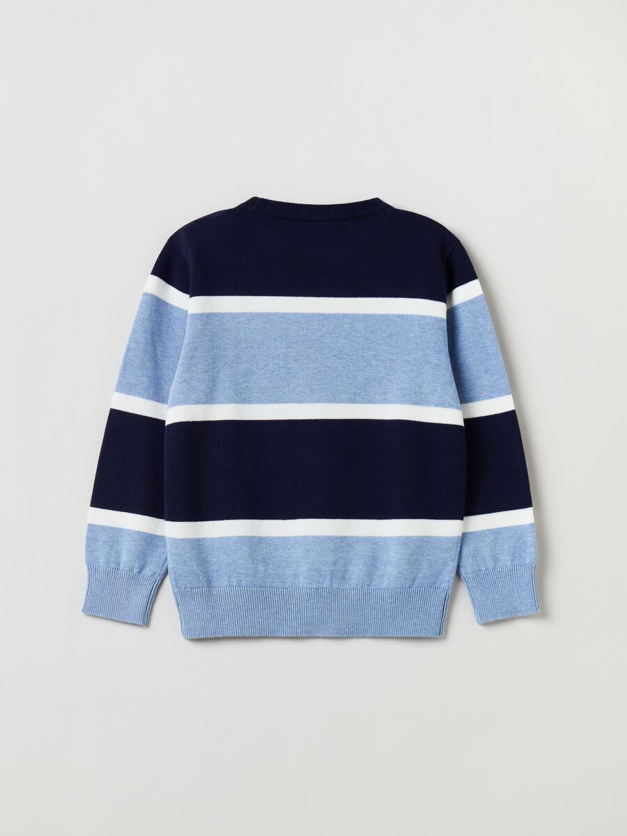 Striped cotton pullover_1