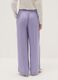 Regular fit purple pure cotton trousers_2
