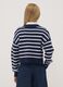 Blue striped viscose-blend crew-neck jumper_2