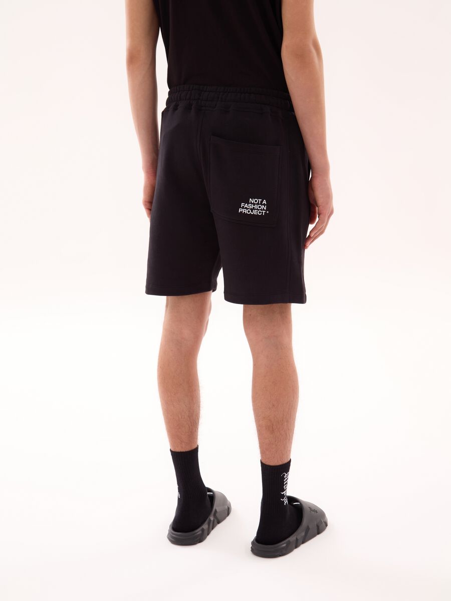 Fleece Jogger Shorts Black_2