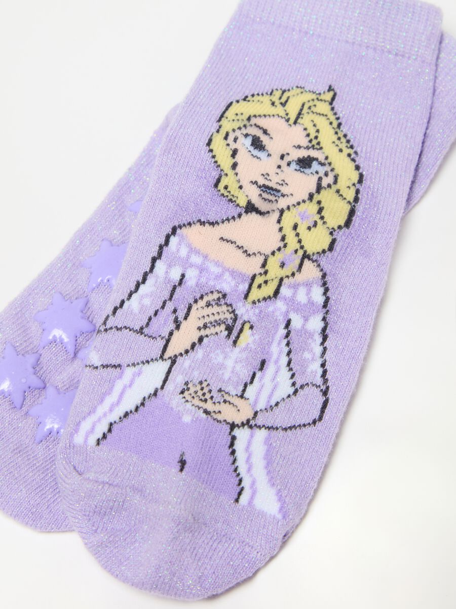 Two-pair pack Elsa slipper socks in organic cotton_2