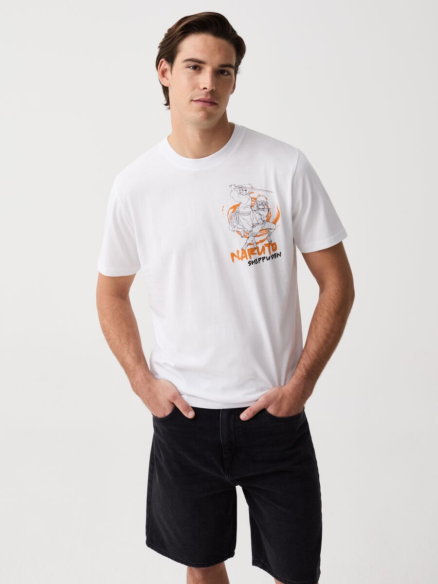 T-shirt with Naruto Shippuden print_0