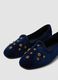 Blaue Friulane mit goldfarbenen Schmuckapplikationen_1