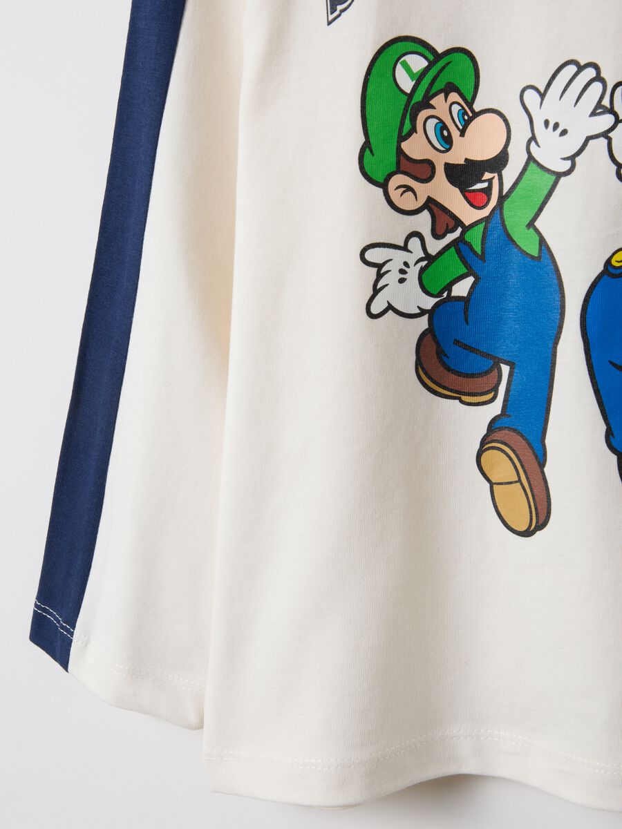 Kids' multicolour pure cotton long sleeve T-shirt with print_3