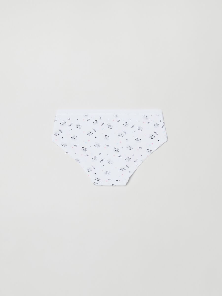 Three-pack stretch cotton printed knicker shorts_1